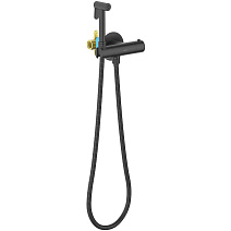 Гигиенический душ со смесителем Aquatek Оберон AQ1027MB черный матовый Гигиенический душ со смесителем Aquatek Оберон AQ1027MB черный матовый