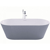 Акриловая ванна Frank F6103 White 170х75 см, отдельностоящая, белый