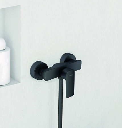 Смеситель Kludi Pure&Style 408413975 для душа, черный матовый
