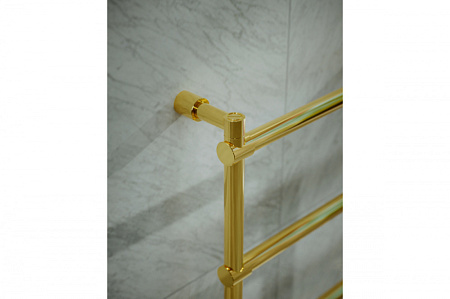 Полотенцесушитель электрический Margaroli Sole 5424704GONB золото