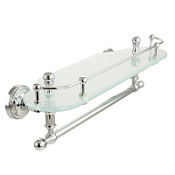 Полка Migliore Mirella 17248 с полотенцедержателем, хром