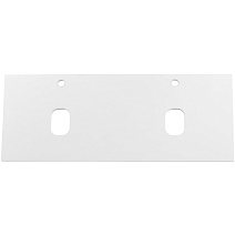 Столешница BelBagno EK-120-2-BO 120 с двумя отверстиями под раковину и смеситель Bianco Opaco