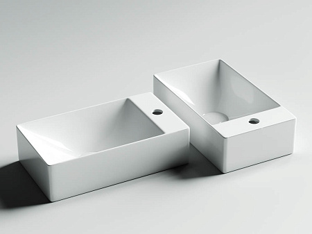 Раковина накладная Ceramicanova Element CN5007 37.5x21.5x10 белый