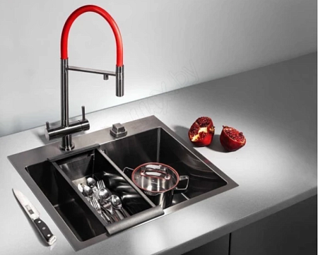 Кухонная мойка Omoikiri Akisame 59-LG 59х51 светлое золото