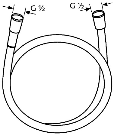 Душевой шланг Kludi Amphora 5706405-00