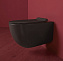 Унитаз подвесной Simas Vignoni Rimless VI18nero bril черный глянцевый