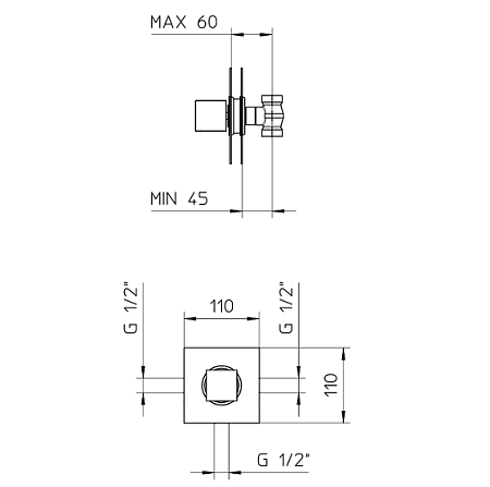 Запорный вентиль Palazzani Mis 01641910