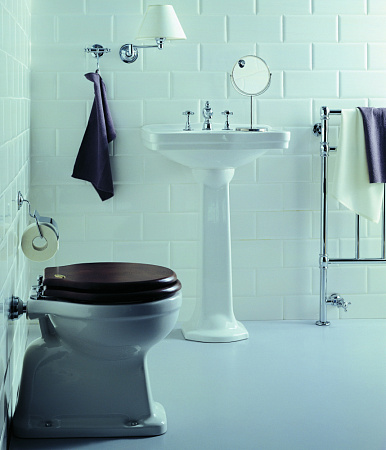 Чаша для напольного унитаза Simas Londra LO 911 bia горизонтальный выпуск, белый