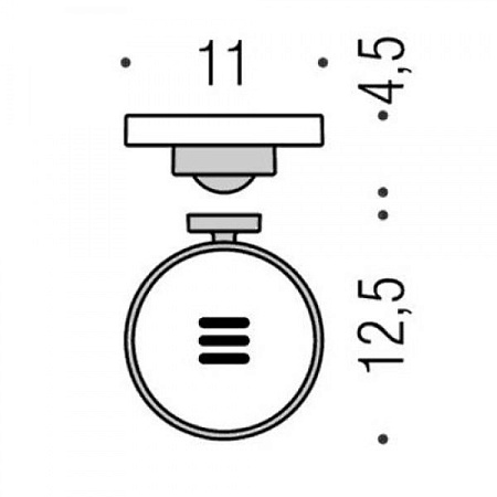 Мыльница Colombo Nordic B5251 стеклянная часть хром