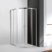 Душевой уголок Cezares Molveno MOLVENO-RH-2-110/90-C-Cr-IV 110x90x195 стекло прозрачное/профиль хром