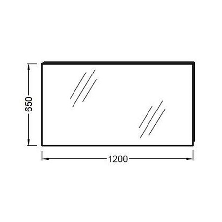 Зеркало Jacob Delafon Odeon Up EB1085-NF 120 см