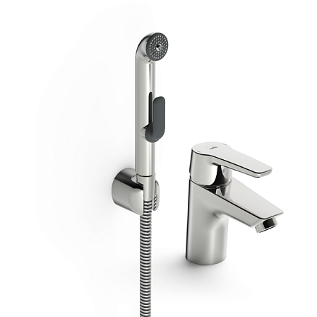 Смеситель с гигиеническим душем Oras Saga 3912F для раковины, хром