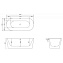 Акриловая ванна BelBagno BB405-1500-800 150x80 белый - фото 4