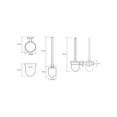 Ершик Bemeta Brilo 161113017 золото