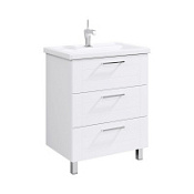 Тумба с раковиной Aqwella Манчестер MAN01073 70 напольная, белый