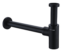 Сифон WasserKRAFT A094 для раковины черный