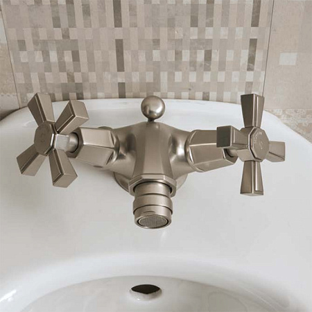 Смеситель Sbordoni Deco Prestige DP76NI для биде, никель