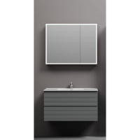 Мебель для ванной Sancos Folk FL90ES 90 Ergraut soft/белый