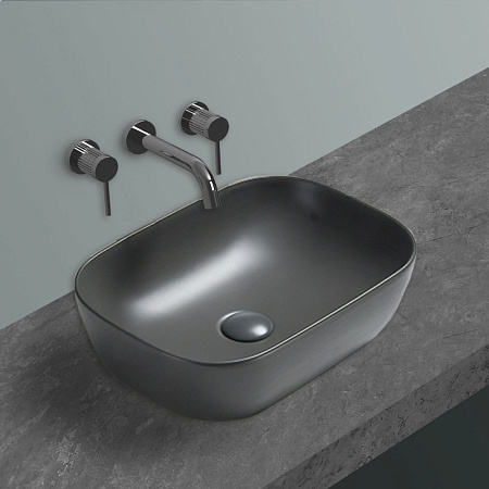 Раковина Vincea VBS-102MA 45.5x32.5x13 антрацит матовый