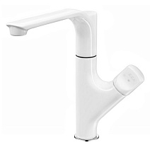 Смеситель E.C.A. Myra 104118063EX для кухонной мойки, белый/хром