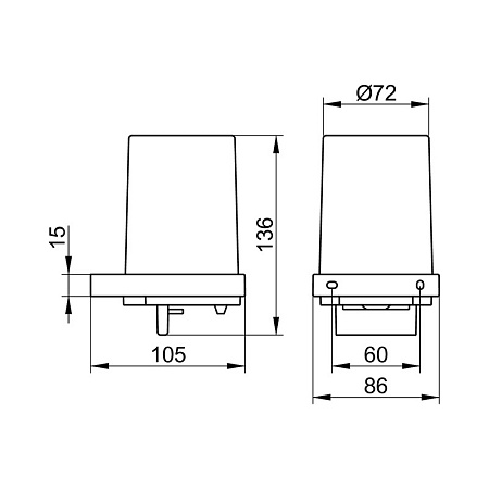 Дозатор Keuco Edition 11 11152379000 черный матовый
