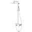 Душевая стойка Teska Niagara NG3501C хром/белое стекло - фото 1