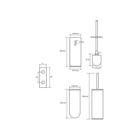 Ершик Bemeta Coral 158313067 медное золото глянец