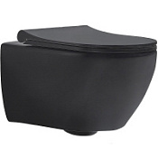 Унитаз подвесной beWash Bogen 88303270 с системой микролифт, черный матовый