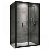 Душевой уголок ABBER Sonnenstrand AG07100B-S90B прозрачное/черный