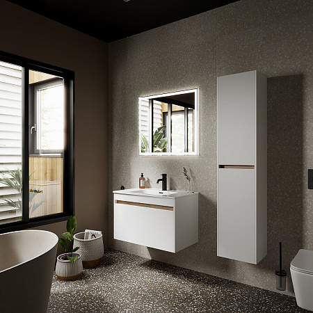 Тумба с раковиной Sancos Smart 80 SM80W белый