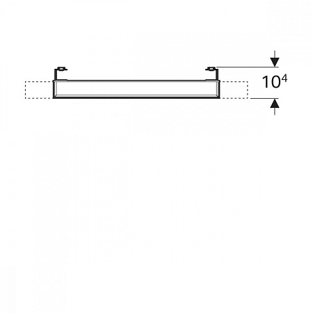 Зеркало Geberit iCon 840760000 60 с подсветкой