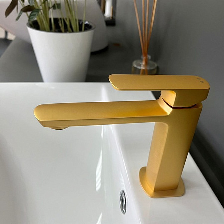 Смеситель Palazzani Mis 56301863 для раковины, золото матовое