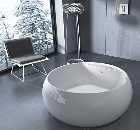 Акриловая ванна BelBagno BB30-1550 155x155 белый