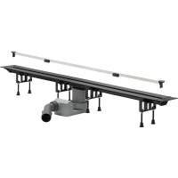 Душевой лоток Viega Advantix Vario 704353 L300–1200 BH95–150 с решеткой и опорами