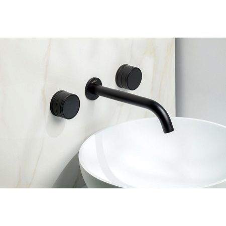 Смеситель Boheme Prestige 152-2-B-PR для раковины, черный