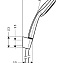 Душевая лейка Hansgrohe Croma 100 27595000 хром - фото 3