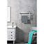 Полотенцесушитель электрический Black & White Universe N-333W 580x350 белый матовый - фото 5