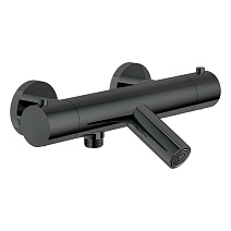 Смеситель Nobili Velis VE125010/1FLP для ванны с душем, черный глянцевый Смеситель Nobili Velis VE125010/1FLP для ванны с душем, черный глянцевый