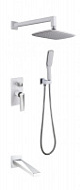 Душевой комплект Boheme Venturo 374-W-2 для ванны с душем, белый/хром