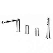 Смеситель BelBagno Uno UNO-BVD4-CRM на борт ванны, хром Смеситель BelBagno Uno UNO-BVD4-CRM на борт ванны, хром