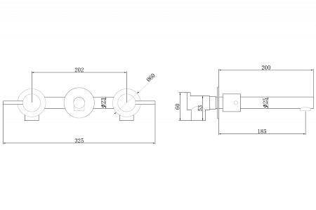 Смеситель ABBER Emotion AF88121G скрытого монтажа для раковины, золото матовое
