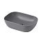 Раковина накладная ABBER Rechteck AC2200MG серый матовый - фото 1