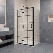 Душевой уголок RGW Passage 41087727-084L 120x70x195 прозрачное/черный