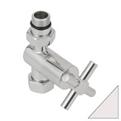 Вентиль Сунержа Без серии 30-1304-0134 для водяных, белый матовый