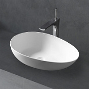 Раковина накладная ABBER Stein AS2615 белый матовый