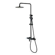 Душевая стойка Lemark Bronx LM3772BL черный 