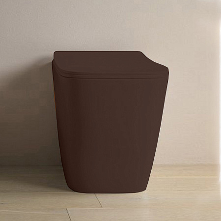 Унитаз приставной ArtCeram A16 Rimless ASV004 39;00 marrone cocoa