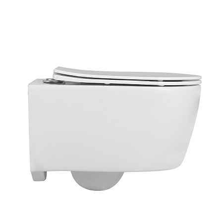 Унитаз подвесной ABBER Bequem AC1104 безободковый, белый