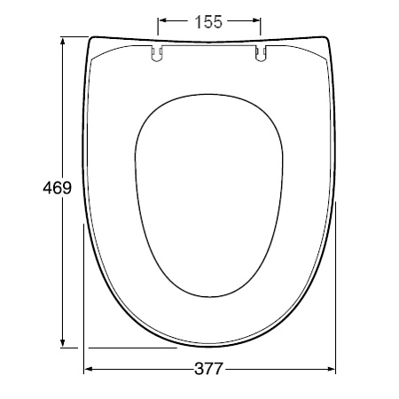 Крышка-сиденье Gustavsberg Nautic 9M26S101 с опцией quick release и функцией soft closing, белый