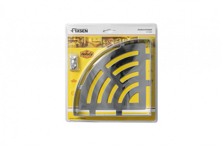 Полка угловая Fixsen Hotel FX-31003A полированная сталь